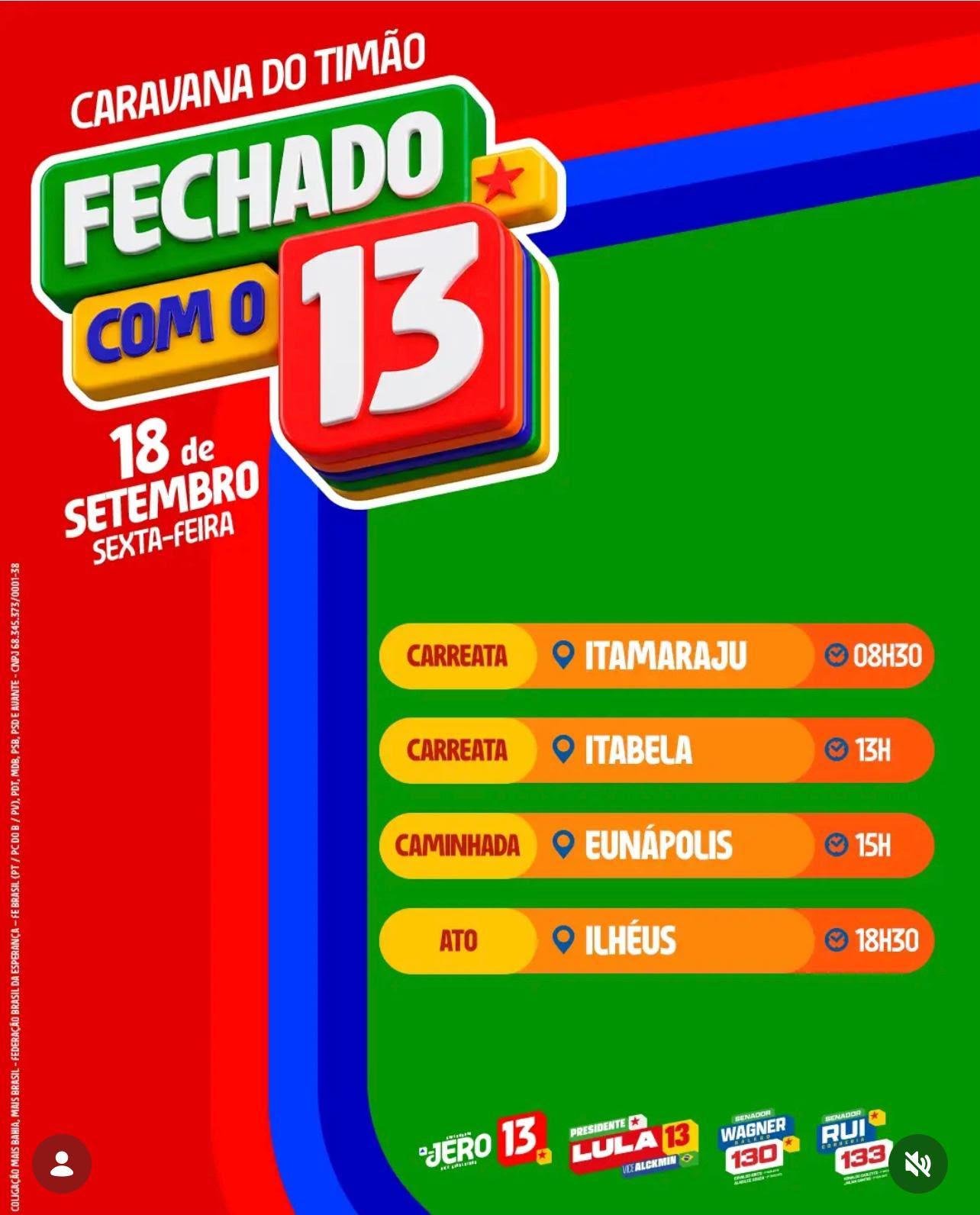 COMÍCIO DO TIME 13 SERÁ REALIZADO NESTA SEXTA-FEIRA EM ILHÉUS COMÍCIO DO TIME 13 SERÁ REALIZADO NESTA SEXTA-FEIRA EM ILHÉUS