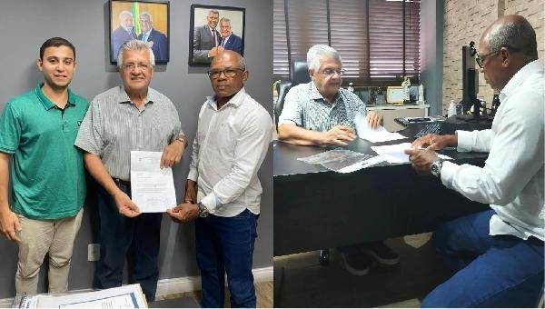 VEREADOR ELEITO, ODAILSON PEQUENO, SE REÚNE COM DEPUTADO FEDERAL PARA DISCUTIR PROJETOS PARA ILHÉUS