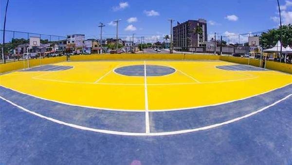 PREFEITO MÁRIO ALEXANDRE INAUGURA QUADRA POLIESPORTIVA DA LITORÂNEA NORTE NESTA QUINTA (13) 