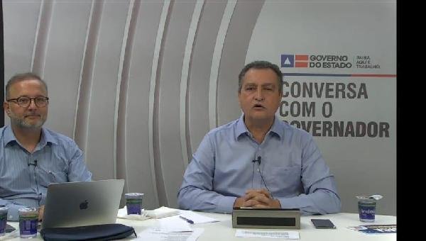 VÍDEO: RUI COSTA SE REÚNE COM PREFEITOS DA BAHIA PARA DISCUTIR MEDIDAS DE PREVENÇÃO AO COVID