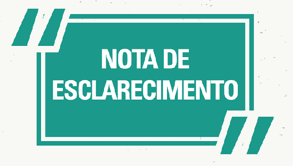 NOTA DE ESCLARECIMENTO