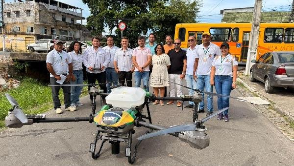 ILHÉUS TESTA DRONE COM INSETICIDA E LARVICIDA PARA REDUZIR MURIÇOCAS NO MALHADO