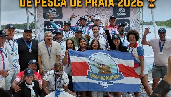 BARQUINHO CONQUISTA TÍTULO BAIANO INVICTO DE PESCA DE PRAIA E CONSOLIDA HEGEMONIA NA MODALIDADE