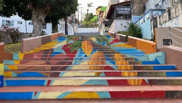 “ILHÉUS EM CORES” VAI EMBELEZAR ESCADARIAS E PONTOS TURÍSTICOS DA CIDADE 