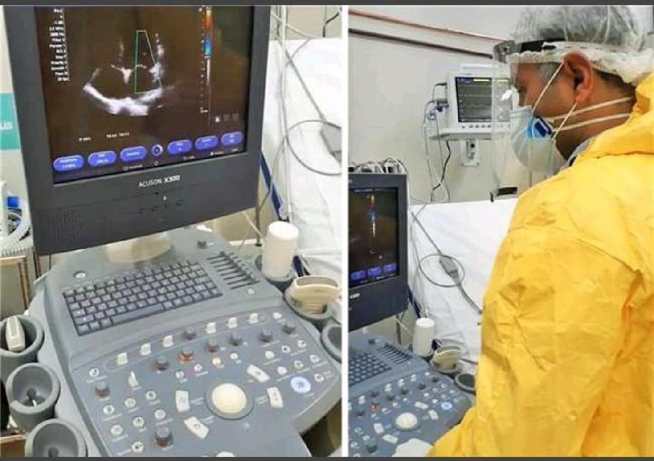 CENTRO COVID-19 DE ILHÉUS CONTA COM EXAME DE ULTRASSOM À BEIRA DO LEITO CENTRO COVID-19 DE ILHÉUS CONTA COM EXAME DE ULTRASSOM À BEIRA DO LEITO