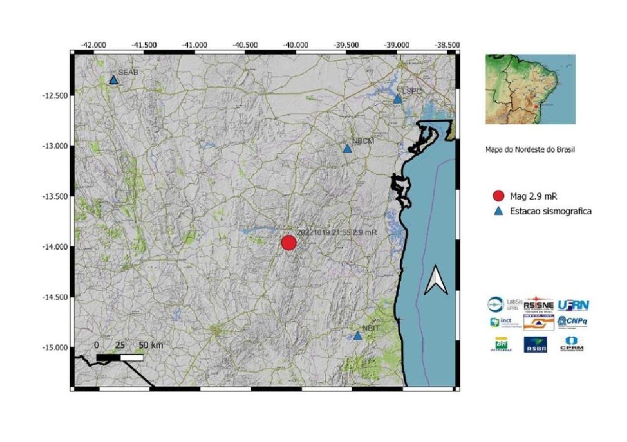 TREMOR DE TERRA É REGISTRADO EM JEQUIÉ TREMOR DE TERRA É REGISTRADO EM JEQUIÉ