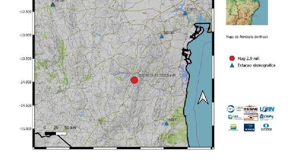 TREMOR DE TERRA É REGISTRADO EM JEQUIÉ 