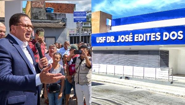 GESTÃO AUGUSTO CASTRO INAUGURA NOVA NOVA USF DR. JOSÉ EDITES DOS SANTOS