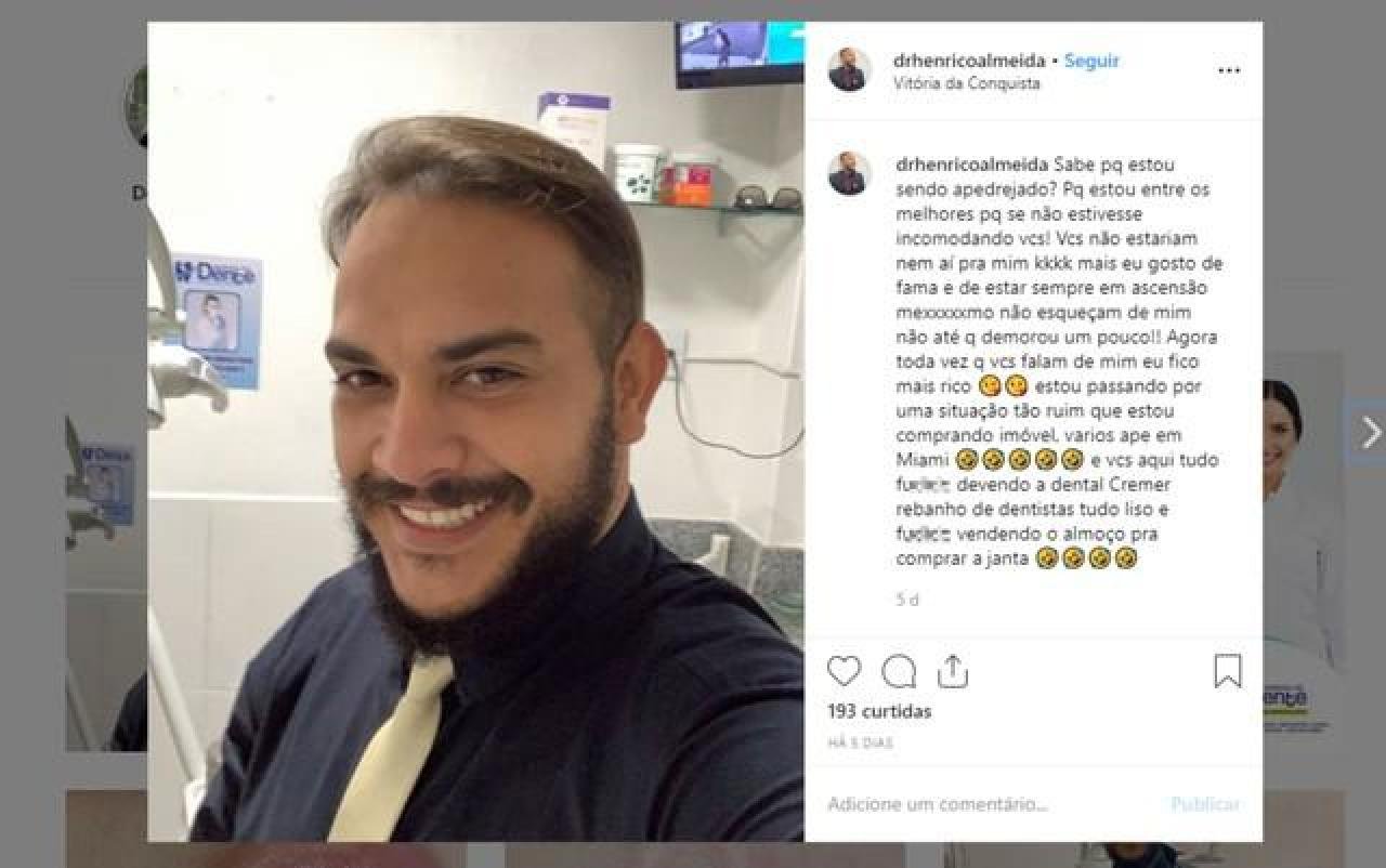 ESTUDANTE DE ODONTOLOGIA É INDICIADO POR EXERCÍCIO ILEGAL DA PROFISSÃO E LESÃO CORPORAL ESTUDANTE DE ODONTOLOGIA É INDICIADO POR EXERCÍCIO ILEGAL DA PROFISSÃO E LESÃO CORPORAL
