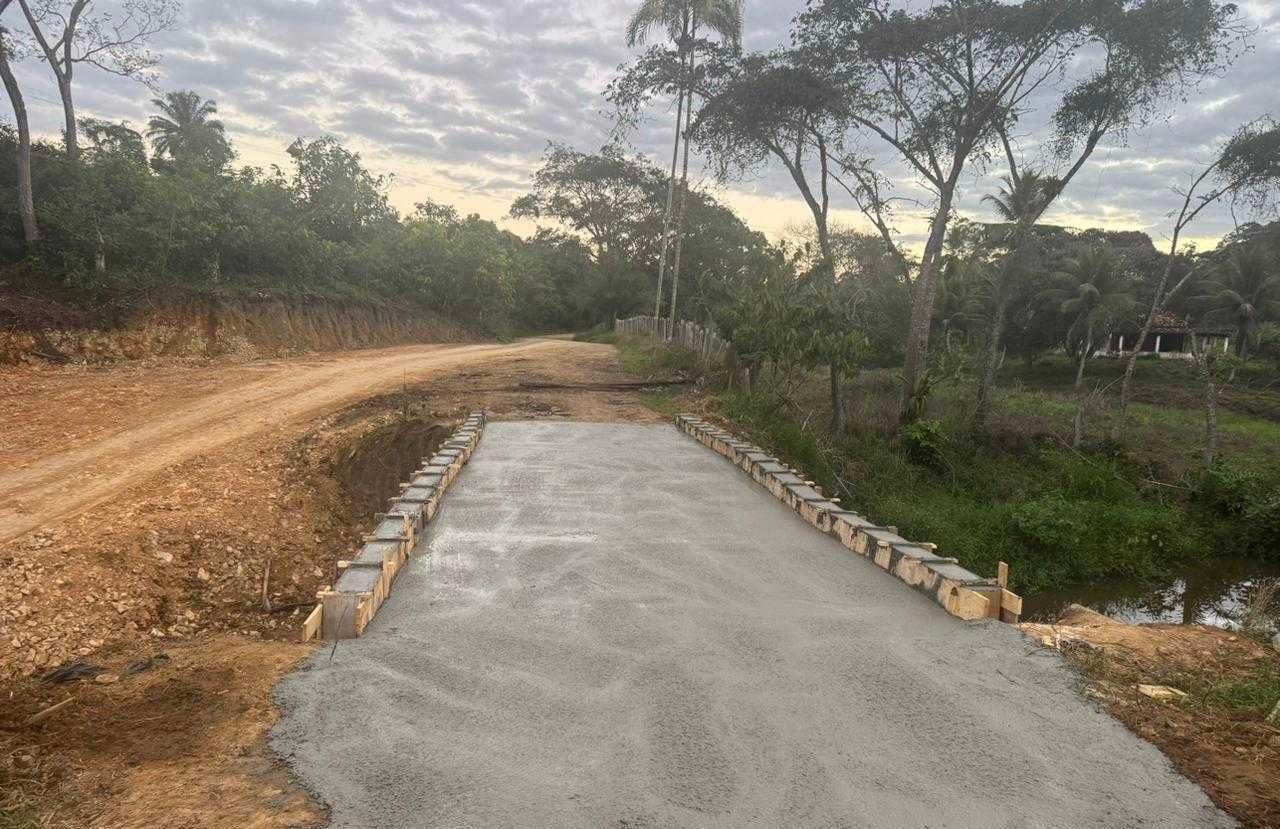 GOVERNO CONCLUI CONCRETAGEM DA NOVA PONTE DO JAPU, EM ILHÉUS 
