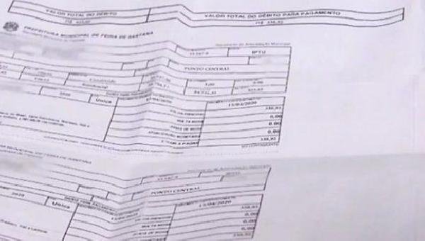 FEIRA DE SANTANA: CONTRIBUINTES RECEBEM BOLETO FALSO DO IPTU E POLÍCIA INVESTIGA FRAUDE
