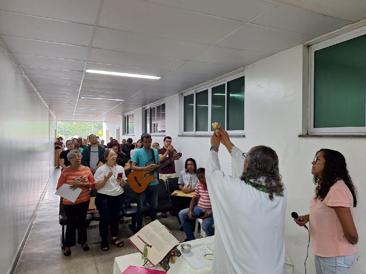 HOSPITAL REGIONAL COSTA DO CACAU PROMOVE MISSA CATÓLICA E CULTO EVANGÉLICO; AÇÕES INTER-RELIGIOSAS DEVEM OCORRER NA UNIDADE HOSPITAL REGIONAL COSTA DO CACAU PROMOVE MISSA CATÓLICA E CULTO EVANGÉLICO; AÇÕES INTER-RELIGIOSAS DEVEM OCORRER NA UNIDADE