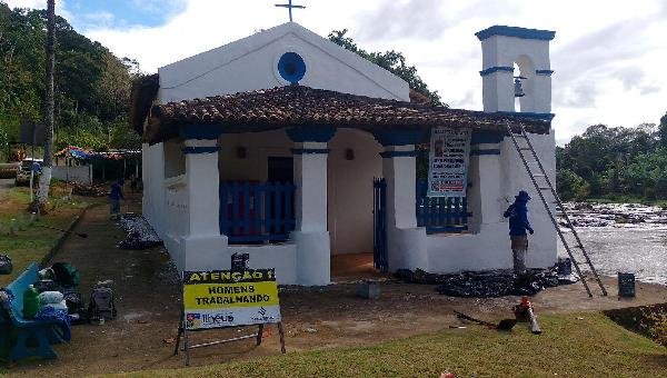LIMPEZA É INTENSIFICADA NO RIO DO ENGENHO PARA TRADICIONAL FESTA DE SENHORA SANT’ANA