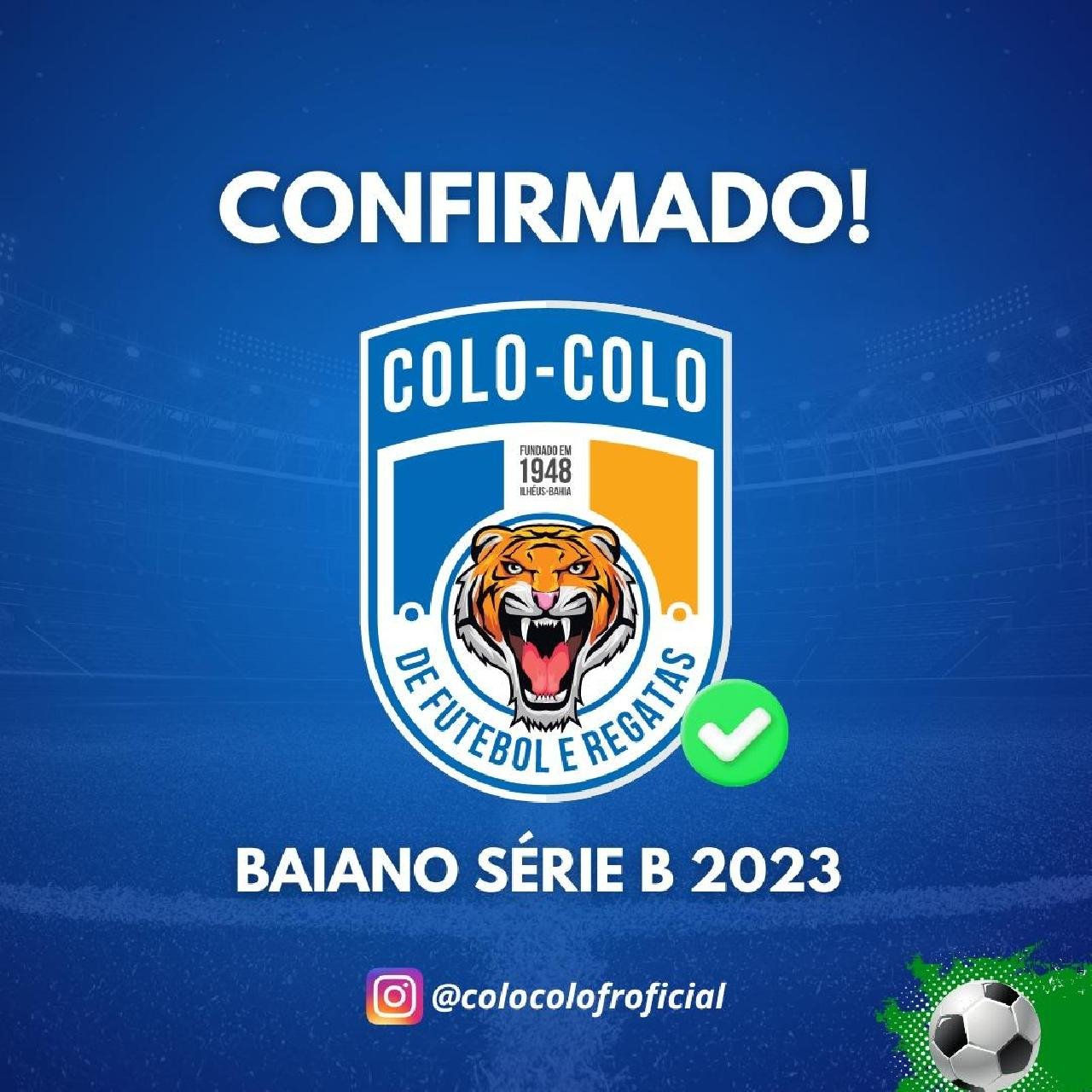COLO-COLO VAI DISPUTAR SÉRIE B DO CAMPEONATO BAIANO