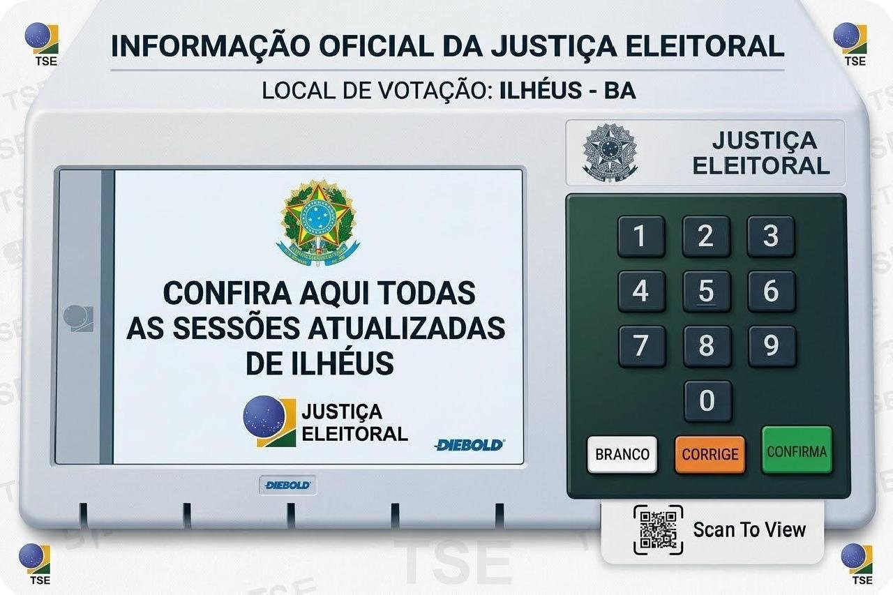 ELEIÇÕES: CONFIRA OS LOCAIS DE VOTAÇÃO EM ILHÉUS E VEJA ONDE ESTÁ SUA SEÇÃO