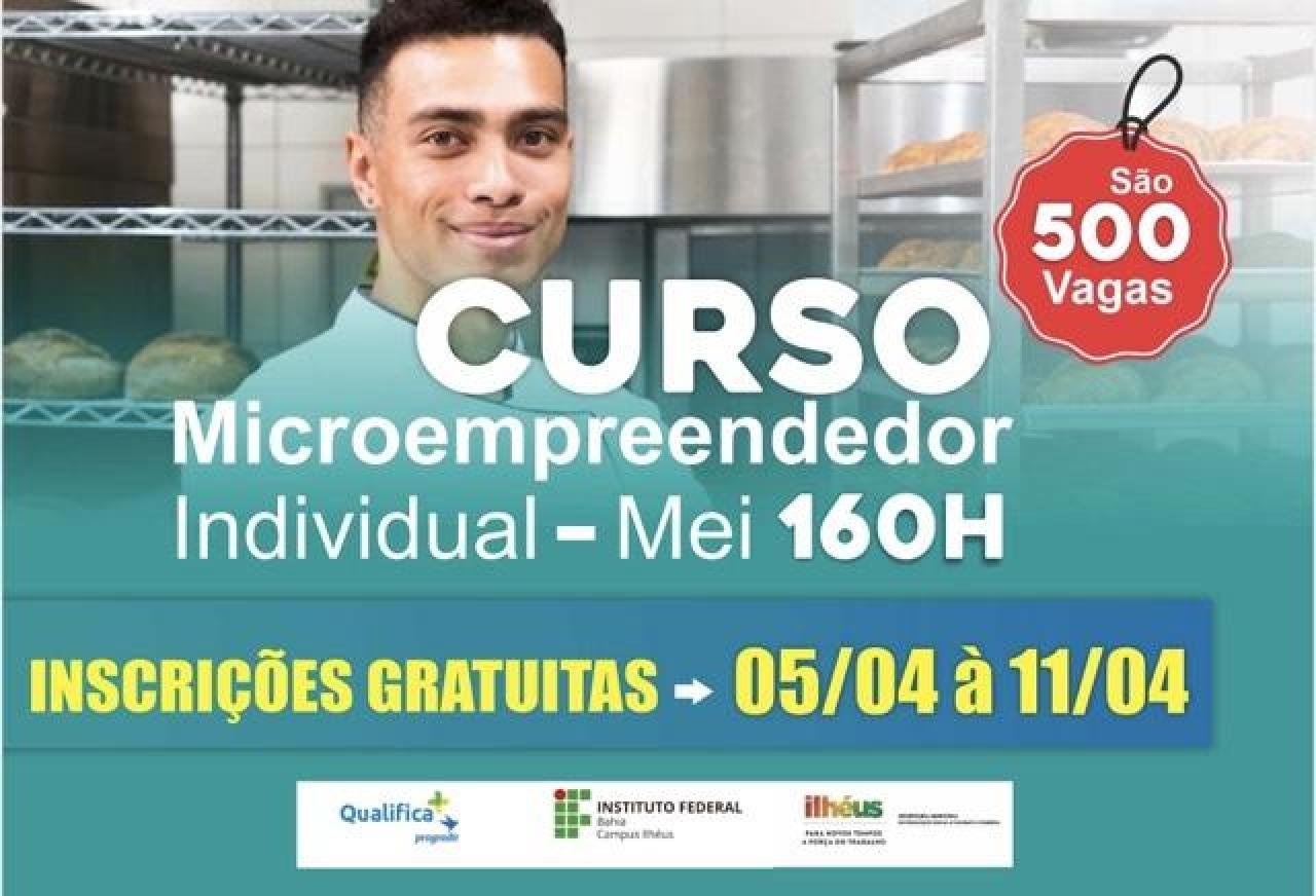 PRORROGADAS INSCRIÇÕES PARA CURSO DE MICROEMPREENDEDOR INDIVIDUAL EM ILHÉUS; CONFIRA NOVA DATA PRORROGADAS INSCRIÇÕES PARA CURSO DE MICROEMPREENDEDOR INDIVIDUAL EM ILHÉUS; CONFIRA NOVA DATA