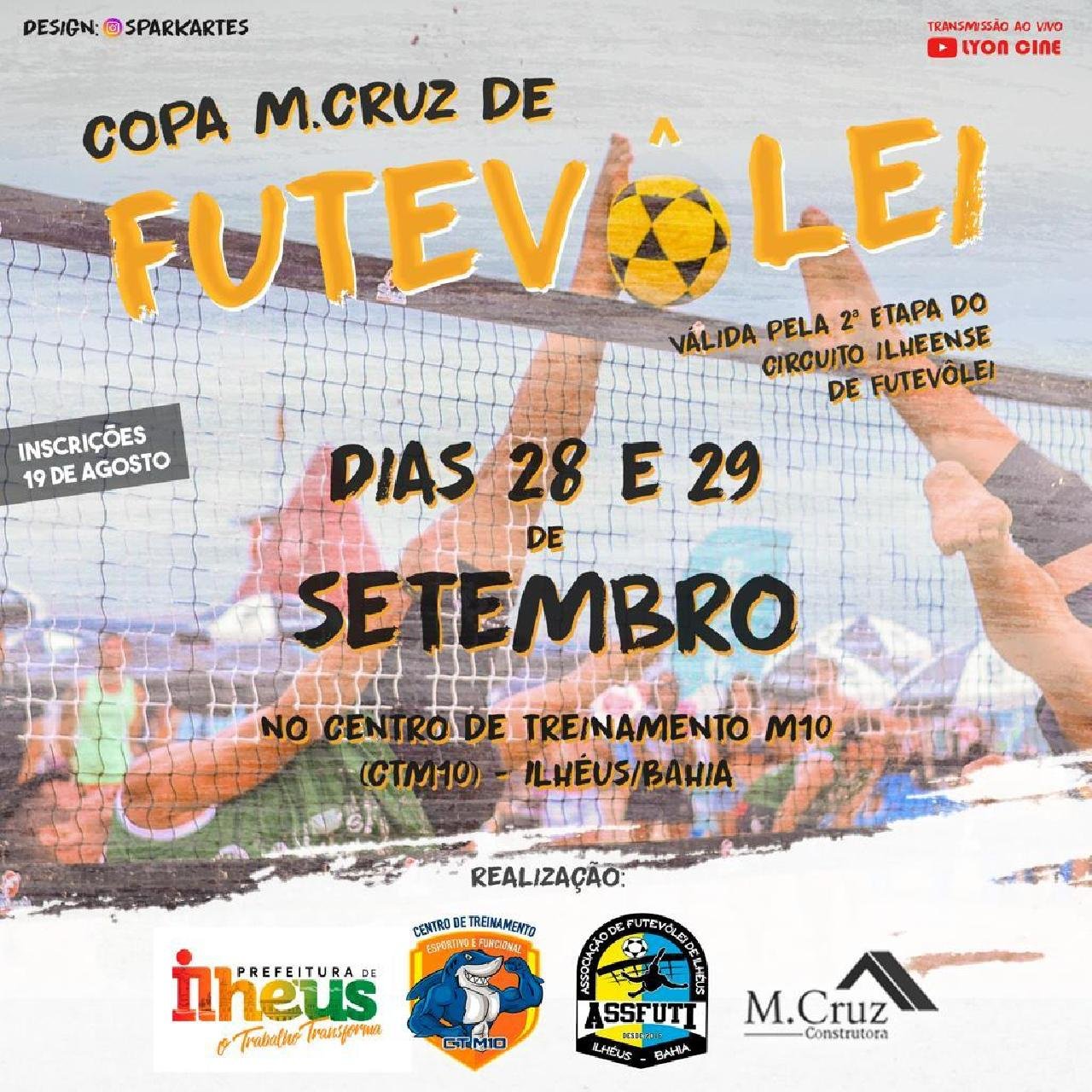 2ª ETAPA DO CIRCUITO ILHEENSE DE FUTEVÔLEI ACONTECE NESTE FINAL DE SEMANA