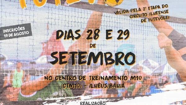 2ª ETAPA DO CIRCUITO ILHEENSE DE FUTEVÔLEI ACONTECE NESTE FINAL DE SEMANA