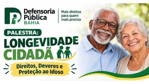 PALESTRA NA DEFENSORIA PÚBLICA DE ILHÉUS ORIENTA IDOSOS SOBRE DIREITOS E PREVENÇÃO A GOLPES