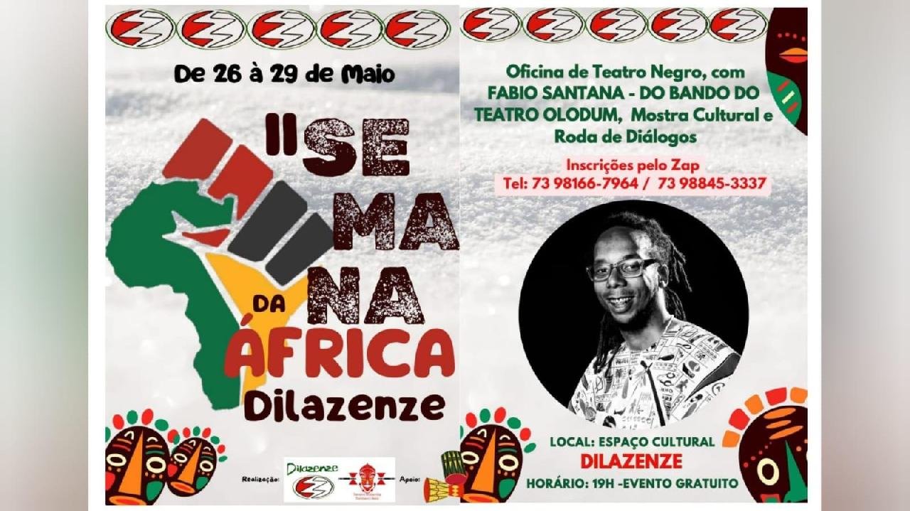 DILAZENZE PROMOVE EM ILHÉUS A II SEMANA DA ÁFRICA DILAZENZE PROMOVE EM ILHÉUS A II SEMANA DA ÁFRICA