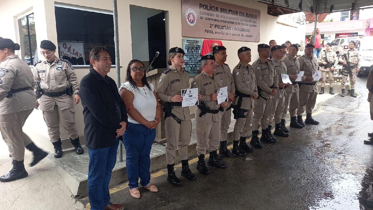 2º PELOTÃO DA 68ª CIPM É REINAUGURADO NO MALHADO, EM ILHÉUS