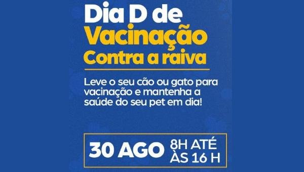CAMPANHA DE VACINAÇÃO ANTIRRÁBICA EM ILHÉUS SEGUE ATÉ SÁBADO (30), COM DIA D NA ZONA URBANA 