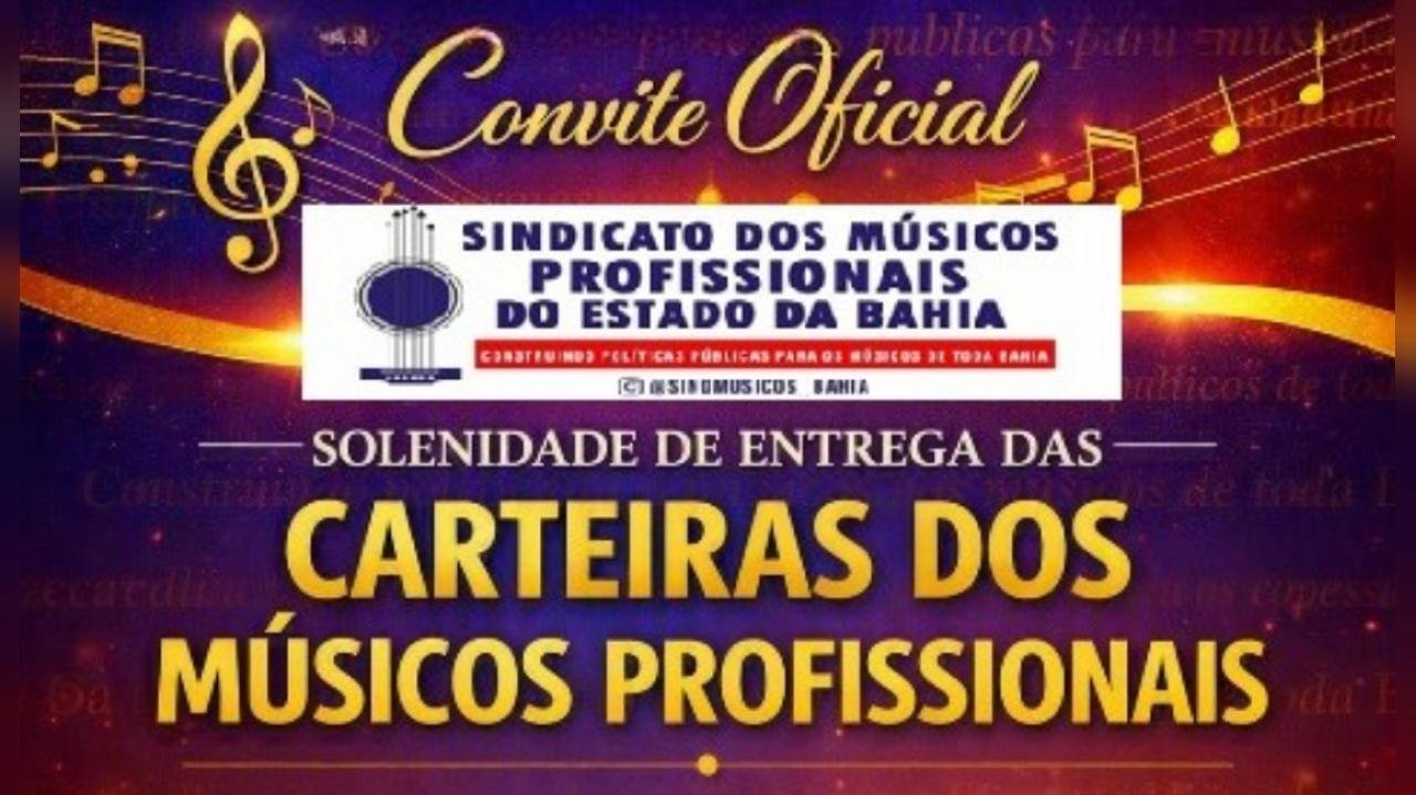 SINDICATO DOS MÚSICOS PROFISSIONAIS DA BAHIA REALIZA ENTREGA DE CARTEIRAS EM ILHÉUS