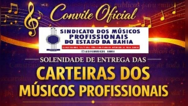 SINDICATO DOS MÚSICOS PROFISSIONAIS DA BAHIA REALIZA ENTREGA DE CARTEIRAS EM ILHÉUS