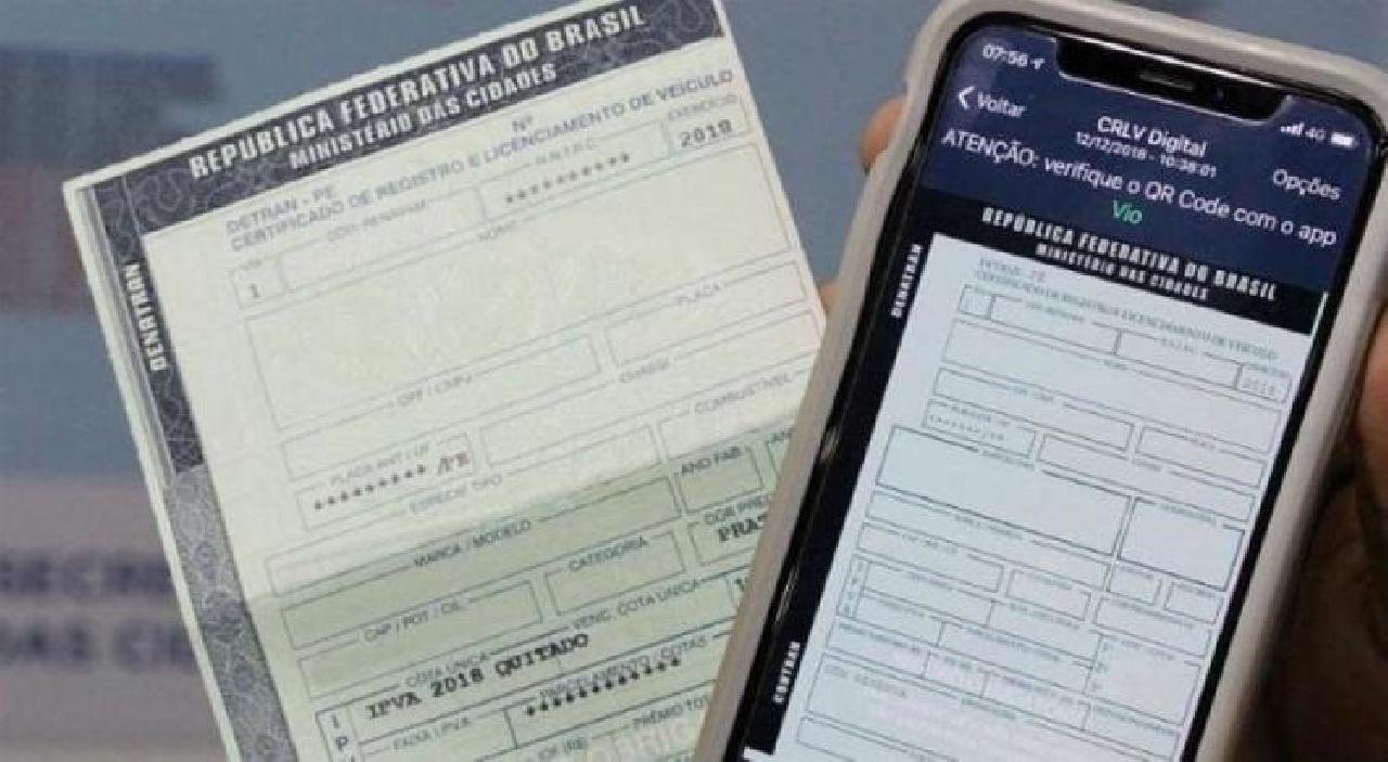 DOCUMENTO VEICULAR PODE SER BAIXADO NO CELULAR A PARTIR DESTA SEGUNDA (27)