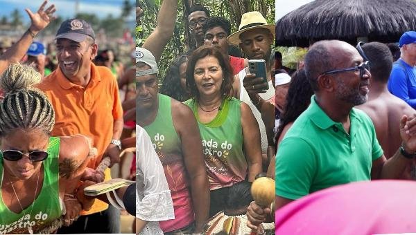 POLÍTICOS MARCAM PRESENÇA NA PUXADA DO MASTRO DE SÃO SEBASTIÃO EM OLIVENÇA E AMPLIAM OLHAR PARA 2026