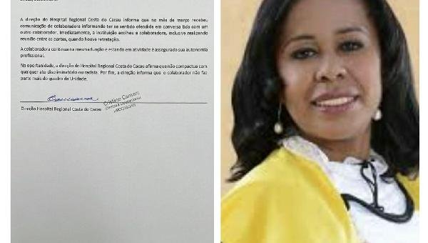 INJÚRIA: DIREÇÃO DO HRCC DIZ QUE NÃO COMPACTUA COM ATO RACISTA E COLABORADOR NÃO FAZ MAIS PARTE DO QUADRO