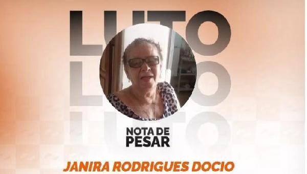 MORRE JANIRA DÓCIO, AVÓ DO EX-SECRETÁRIO ÁTILA DÓCIO