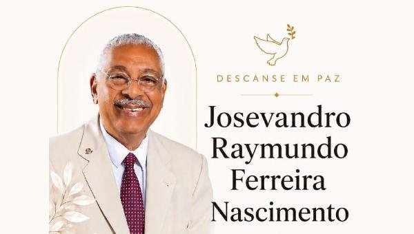 JOSEVANDRO NASCIMENTO SERÁ VELADO NA LOJA MAÇÔNICA VIGILÂNCIA E RESISTÊNCIA E SEPULTADO NO CEMITÉRIO DA VITÓRIA