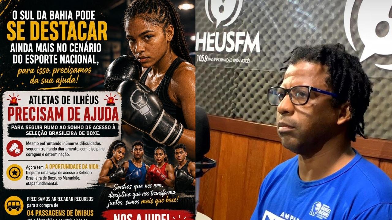 CAMPANHA BUSCA RECURSOS PARA LEVAR ATLETAS DE ILHÉUS À SELETIVA DA SELEÇÃO BRASILEIRA DE BOXE