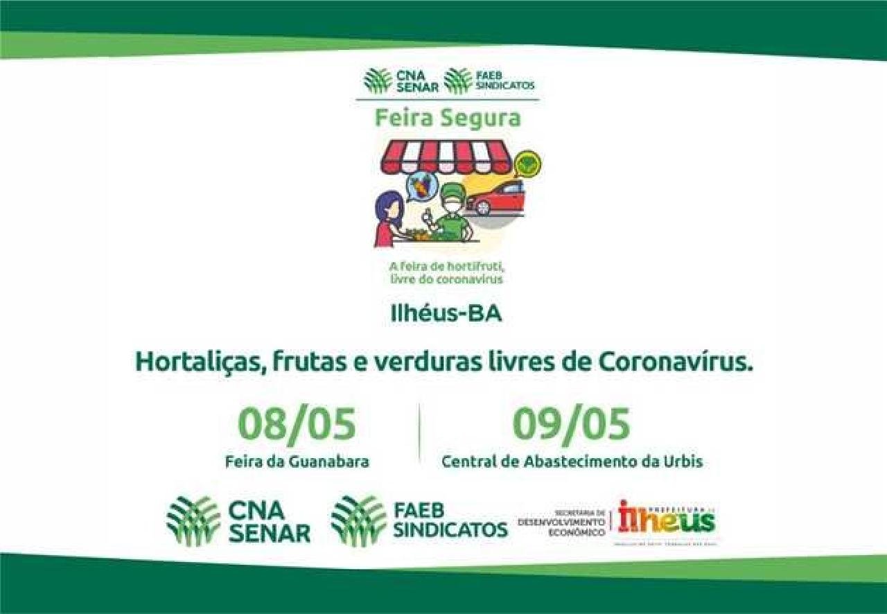 ILHÉUS: PROJETO FEIRA SEGURA ACONTECERÁ ENTRE OS DIAS 8 E 9 DE MAIO ILHÉUS: PROJETO FEIRA SEGURA ACONTECERÁ ENTRE OS DIAS 8 E 9 DE MAIO