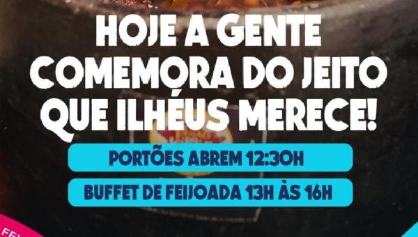 É HOJE! FEIJOADA DO ILHÉUS EVENTOS REÚNE SETE ATRAÇÕES E CERCA DE 10 HORAS DE FESTA EM ILHÉUS