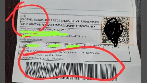GOLPE EM CONTAS DE LUZ ATINGE ILHÉUS E OUTRAS CIDADES DA BAHIA: CONSUMIDORES ALERTAM PARA FRAUDE COM QR CODE