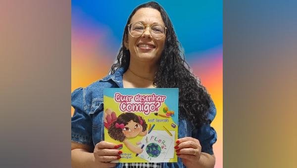 ESCRITORA BAIANA CONCORRE AO PRÊMIO JABUTI 2025 COM LIVRO INFANTIL SOBRE DESENHO E EMOÇÕES