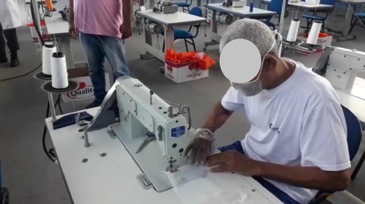 MÁSCARAS SERÃO PRODUZIDAS POR DETENTOS DO CONJUNTO PENAL DE ITABUNA