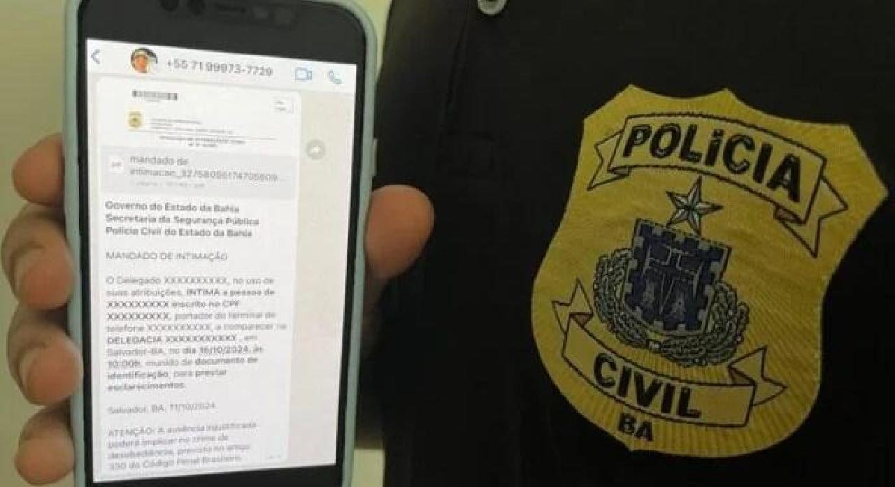 POLÍCIA CIVIL BAIANA PASSA A ENVIAR INTIMAÇÕES VIA APP POLÍCIA CIVIL BAIANA PASSA A ENVIAR INTIMAÇÕES VIA APP