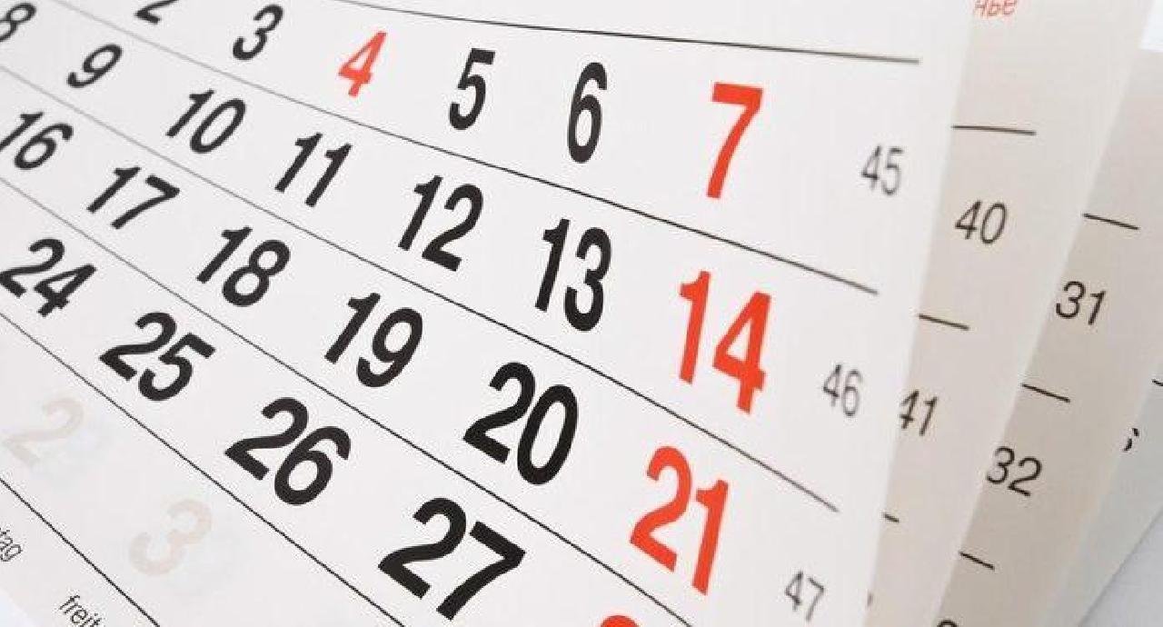 ANO NOVO TERÁ 11 FERIADOS NACIONAIS EM DIAS DE SEMANA