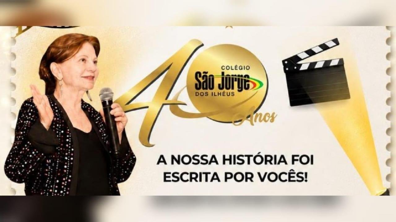 COLÉGIO SÃO JORGE DOS ILHÉUS EXIBE DOCUMENTÁRIO EM HOMENAGEM AOS 40 ANOS DA INSTITUIÇÃO