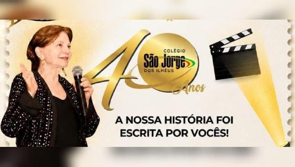 COLÉGIO SÃO JORGE DOS ILHÉUS EXIBE DOCUMENTÁRIO EM HOMENAGEM AOS 40 ANOS DA INSTITUIÇÃO