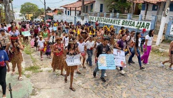 CAMINHADA EM OLIVENÇA REFORÇA PROTEÇÃO E DIREITOS DE MULHERES E MENINAS INDÍGENAS