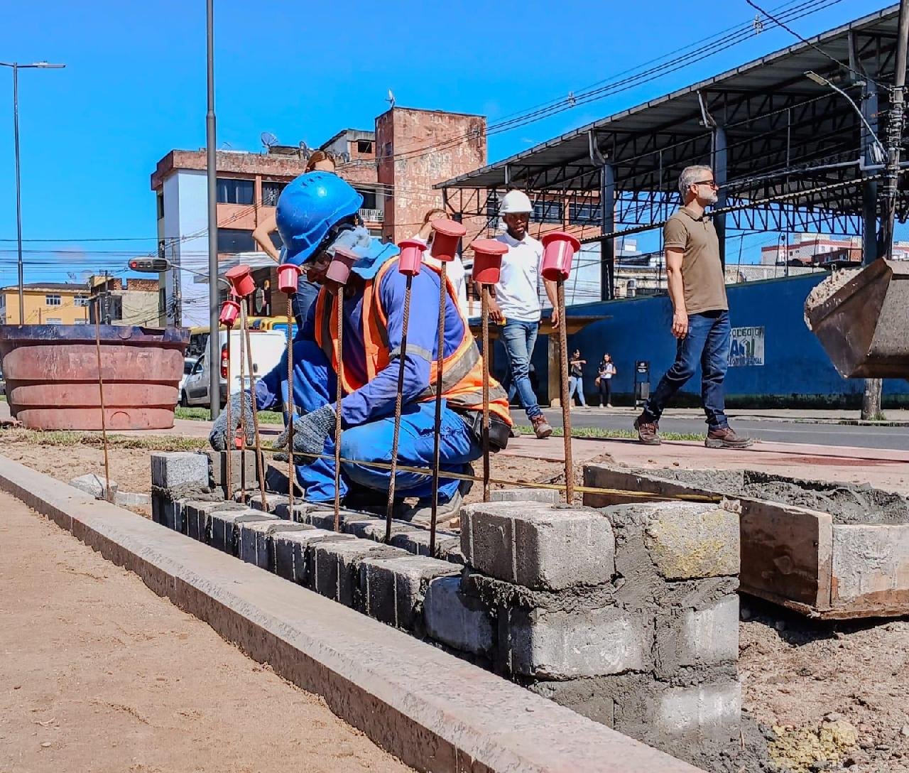 PARQUE LINEAR DA AMÉLIA AMADO AVANÇA COM 50% DAS OBRAS CONCLUÍDAS EM ITABUNA