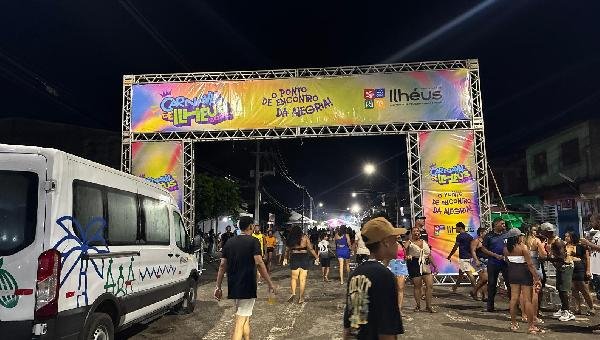 SEGUNDA NOITE DO CARNAVAL DE ILHÉUS 2026 TERMINA SEM OCORRÊNCIAS