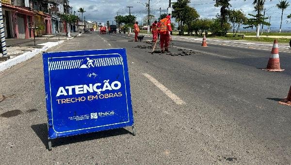 OPERAÇÃO TAPA-BURACO É REALIZADA NA AVENIDA LUIS EDUARDO MAGALHÃES (LITORÂNEA) E TAPERA