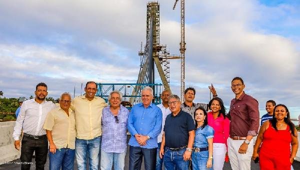 SENADOR OTTO ALENCAR VISITA OBRAS DA NOVA PONTE DE ILHÉUS