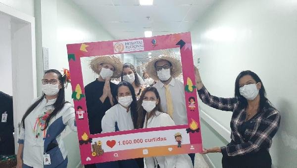 COMISSÃO DE HUMANIZAÇÃO ANIMA HOSPITAL COSTA DO CACAU COM ATIVIDADE JUNINA