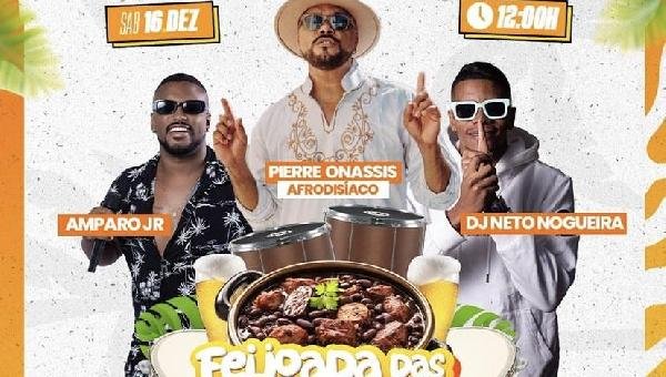 FEIJOADA DAS GALÁXIAS PROMETE AGITAR ILHÉUS DIA 16 DE DEZEMBRO